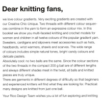 Knitting Patterns - Rico - Chic Unique Special